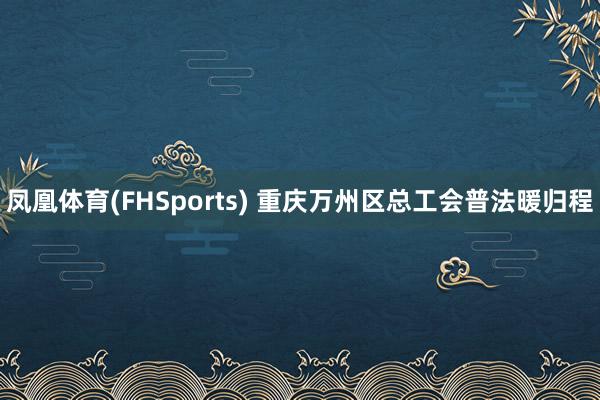 凤凰体育(FHSports) 重庆万州区总工会普法暖归程