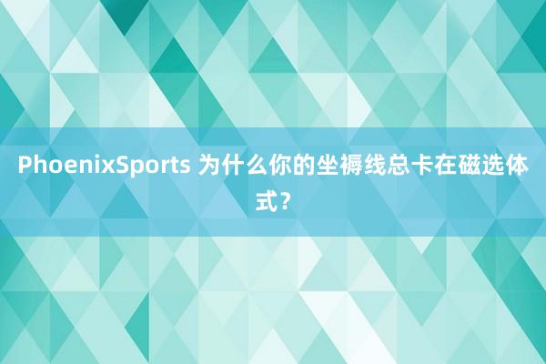 PhoenixSports 为什么你的坐褥线总卡在磁选体式？
