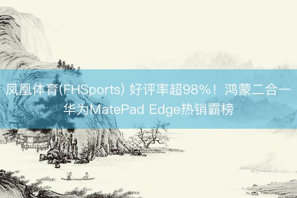 凤凰体育(FHSports) 好评率超98%！鸿蒙二合一华为MatePad Edge热销霸榜
