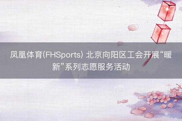 凤凰体育(FHSports) 北京向阳区工会开展“暖新”系列志愿服务活动